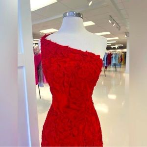Sherri Hill 54262 red dress Size 14